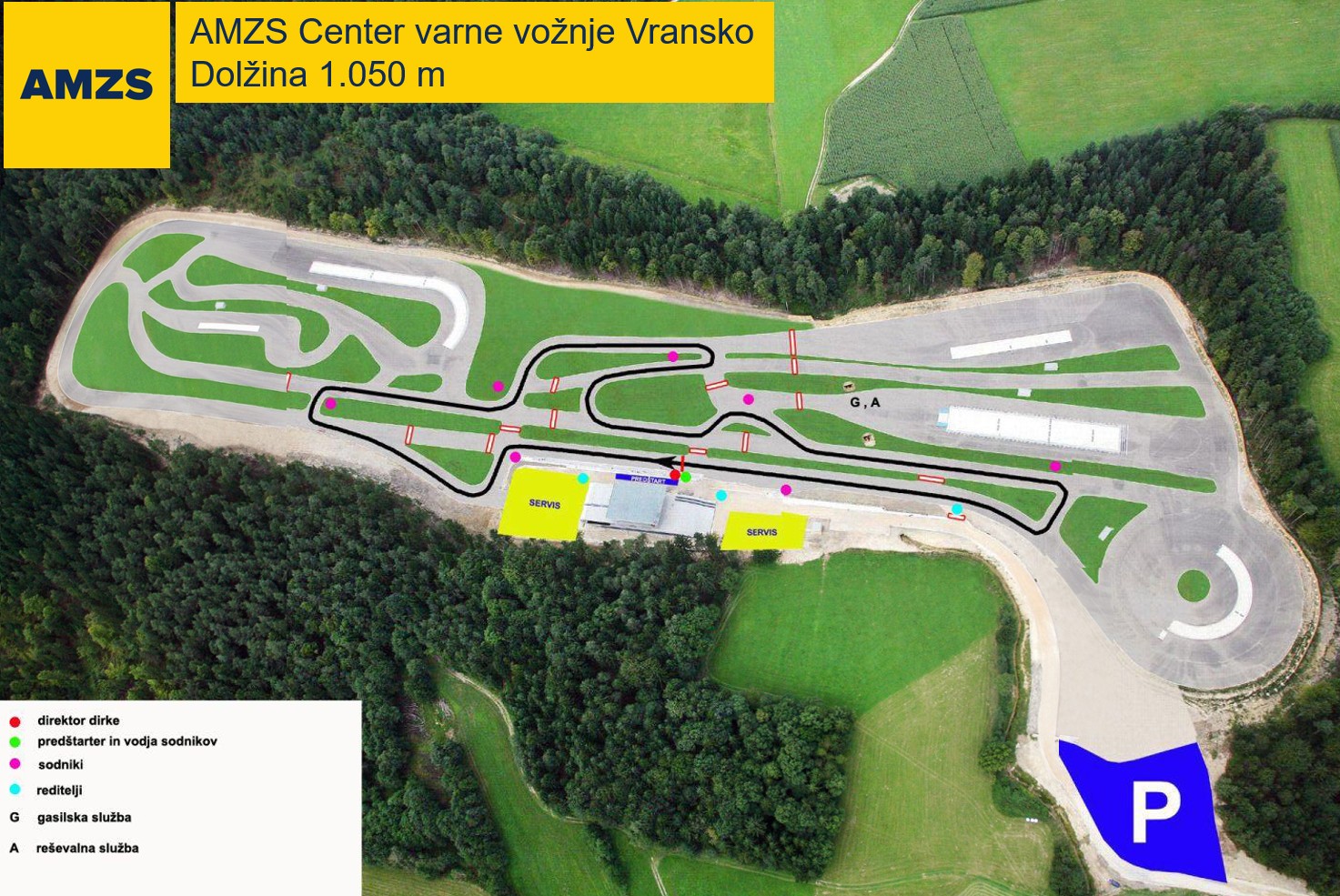 Dirka Vransko 2023 slika proge