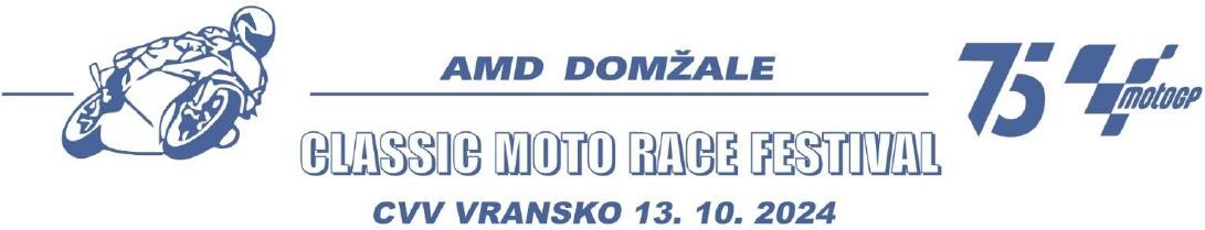 classic moto race festival logo